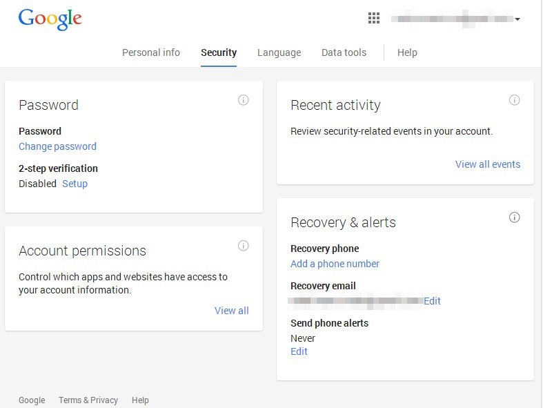 How To Recover Google Account Password via Text Message