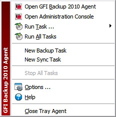 GFI Backup - System Tray Agent