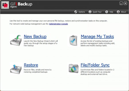 GFI Backup Agent