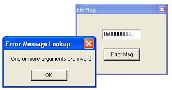 ErrMsg ErrMsg