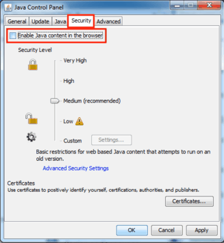 Is java installed for browser or system + mac - sqlgost