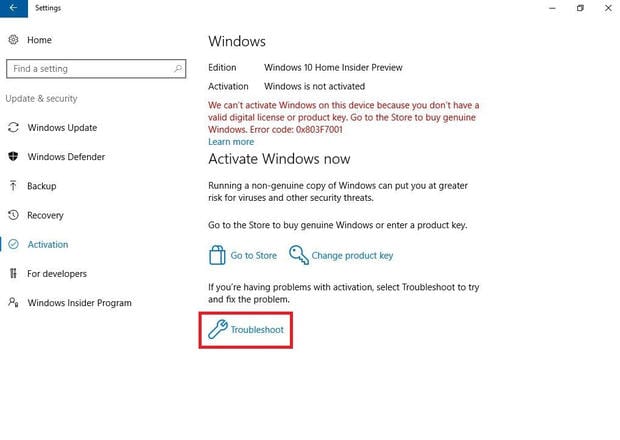 Microsoft Adds Activation Troubleshooter To Fix Windows 10 Activation Woes